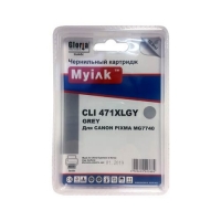 Картридж для CANON CLI-471 XLGY Grey XL Ink Cartridge серый MyInk, PIXMA-MG7740, PIXMA-TS8040, PIXMA-TS9040